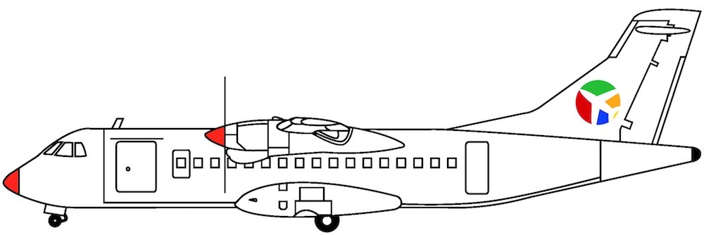 Atr 42 500 самолет схема салона